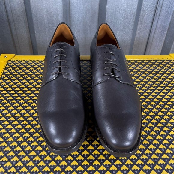 Bally Salfano Chocolate Leather Derby US 11.5 - Picture 3 of 5
